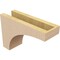 Ekena Millwork 4"W x 12"D x 8"H Classic Huntington Rough Cedar Woodgrain TimberThane Corbel, Primed Tan CORUR04X12X08HUNRCPR - alternate 5